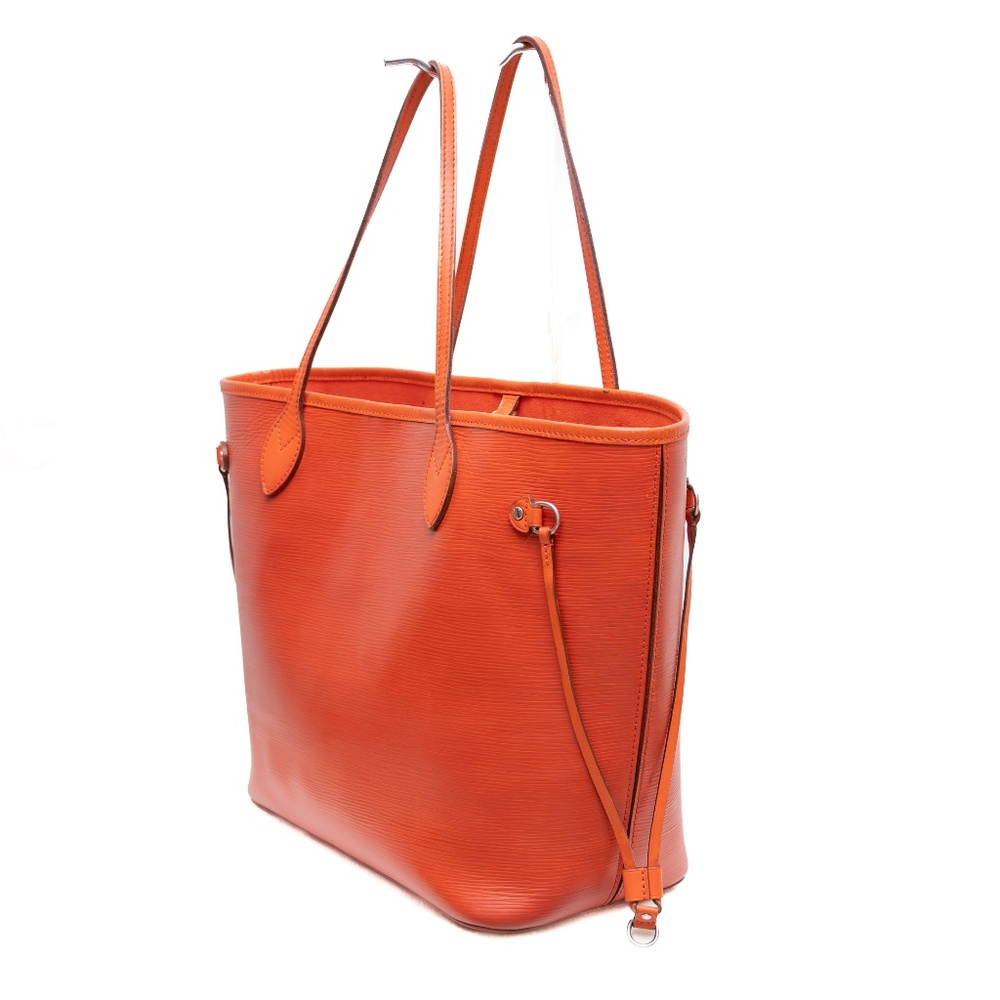 Louis Vuitton‎ Epi Neverfull MM Tote Bag – Orange Red – USA Made – With Pouch - Picture 4 of 15